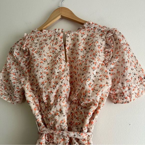 Storia • V-Neck‎ Floral Frill Dress - Picture 5 of 10